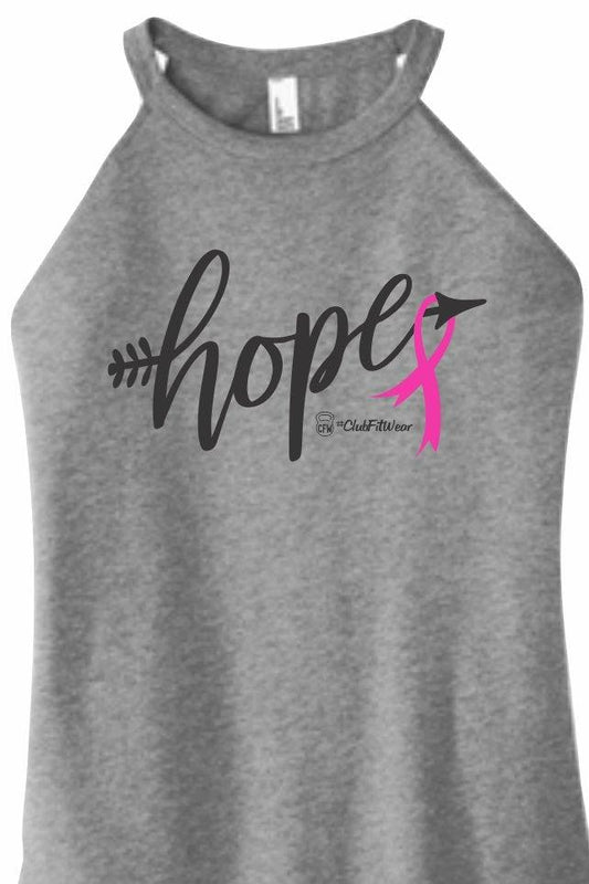 Hope Ribbon - Breast Cancer Awareness Rocker Tank