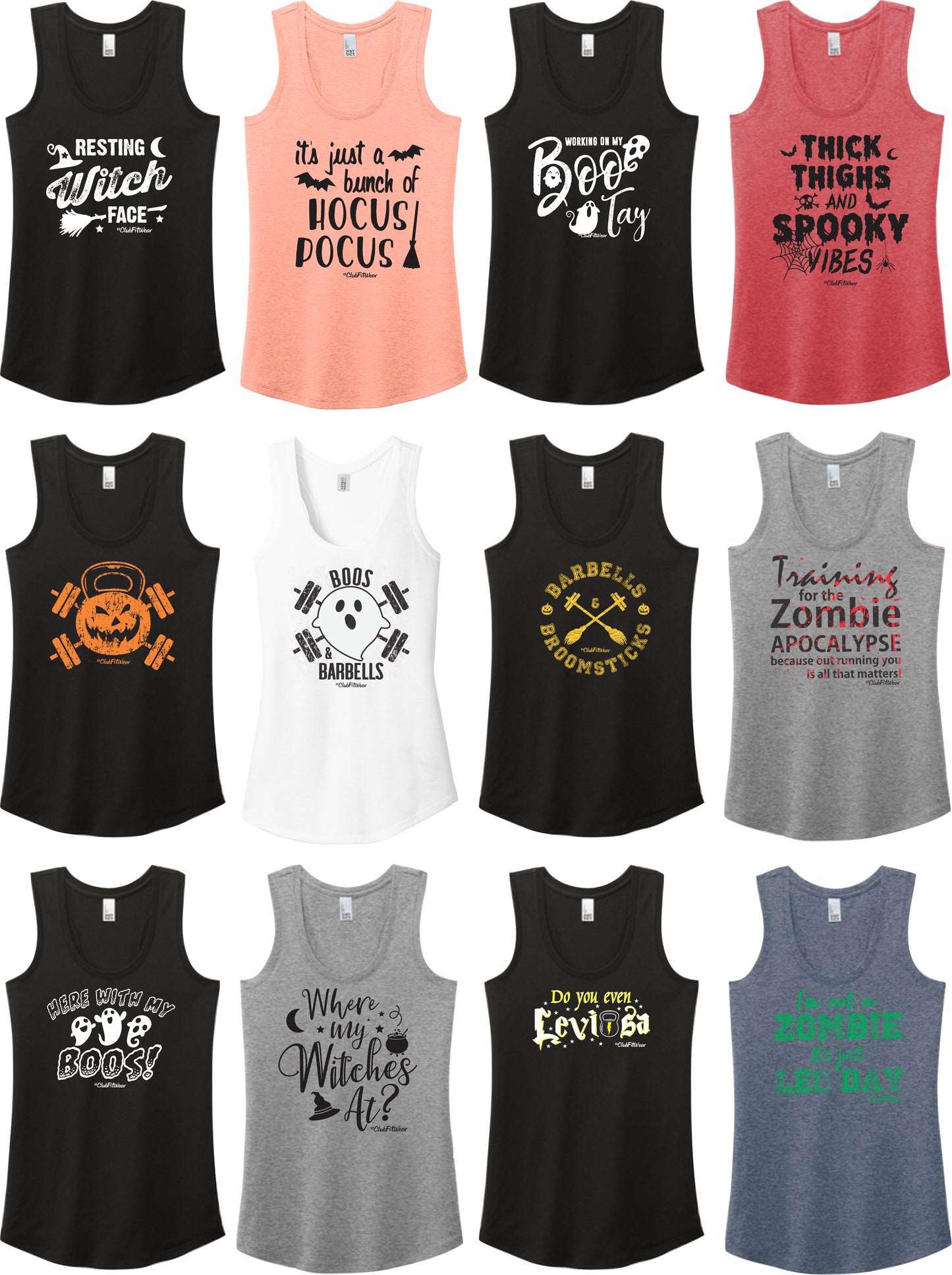 Halloween Perfect Racerback Tanks