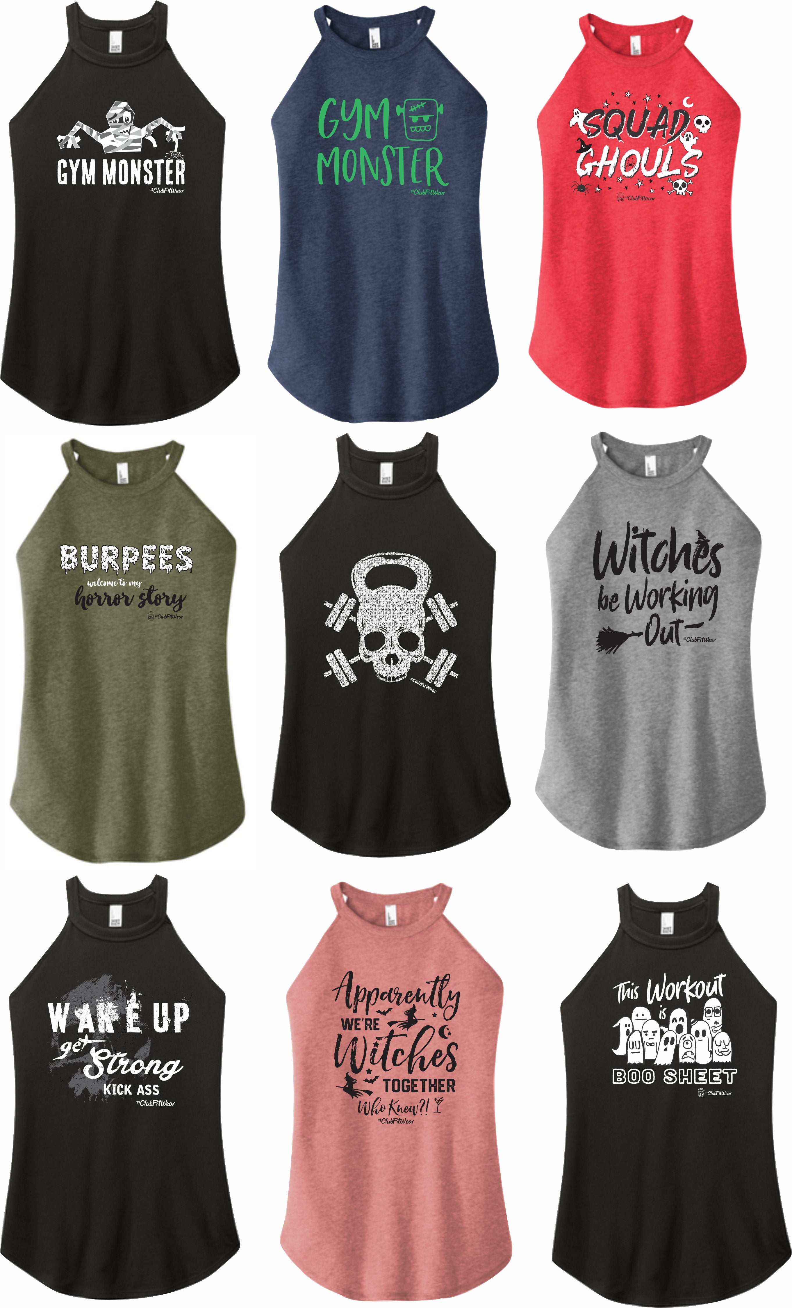 Halloween on sale workout tanks